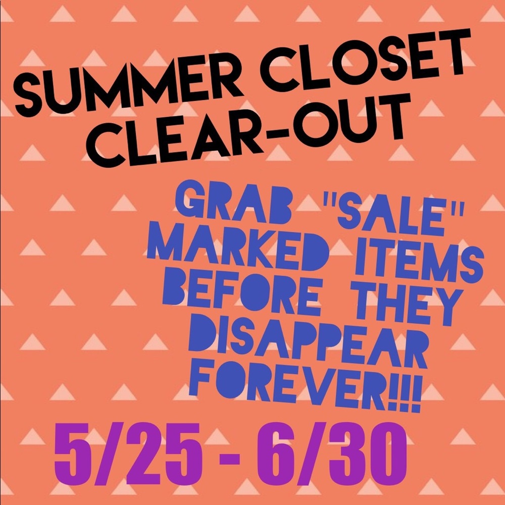 Summer Closet Clear-Out!